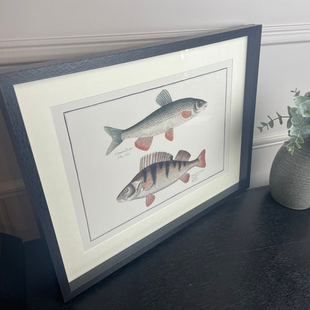 Fish Print in Black Frame 2