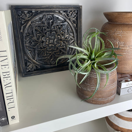 Black & Gold bronze Carved Wall Art
