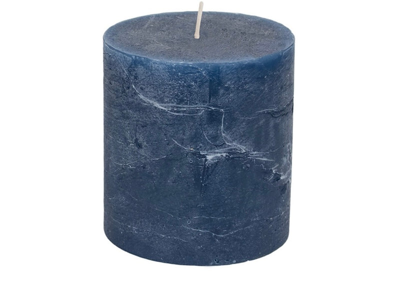 Navy 2024 pillar candles