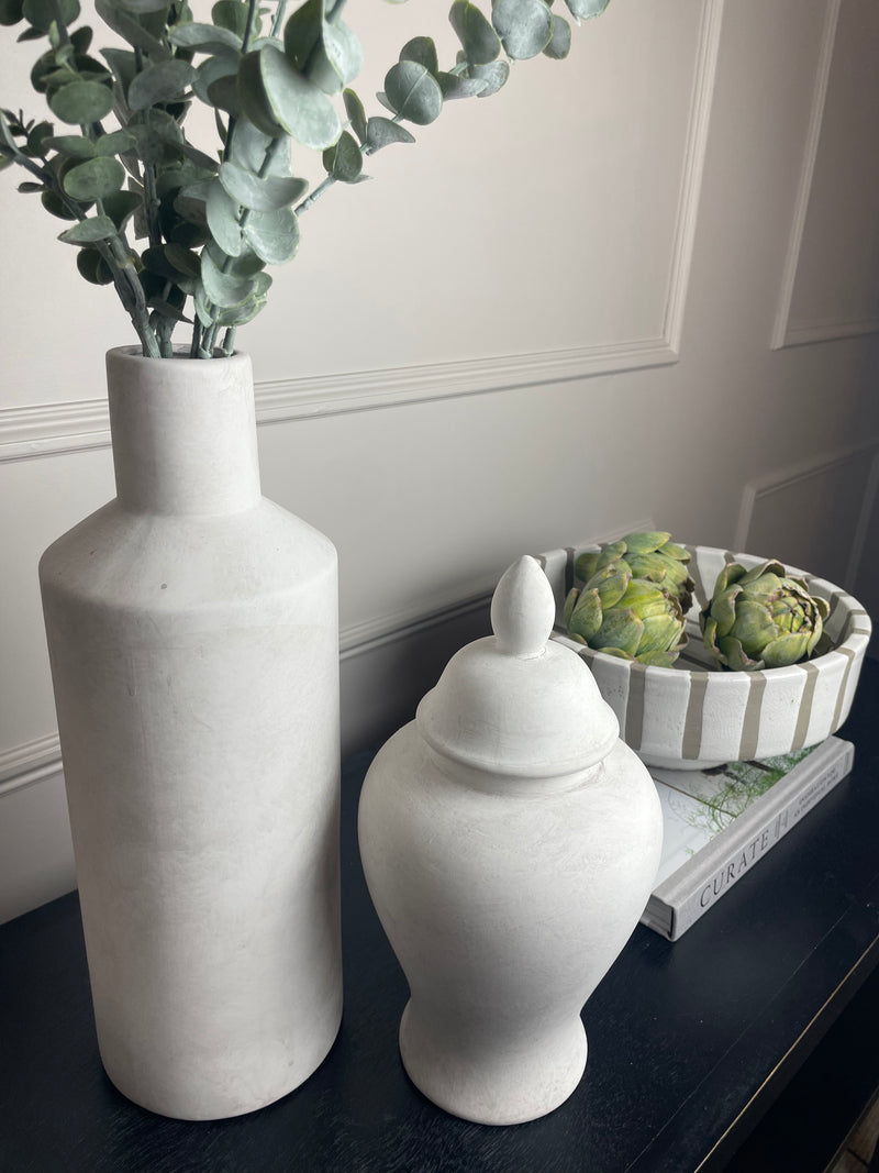 Darcy stone sultra bottle neck vase