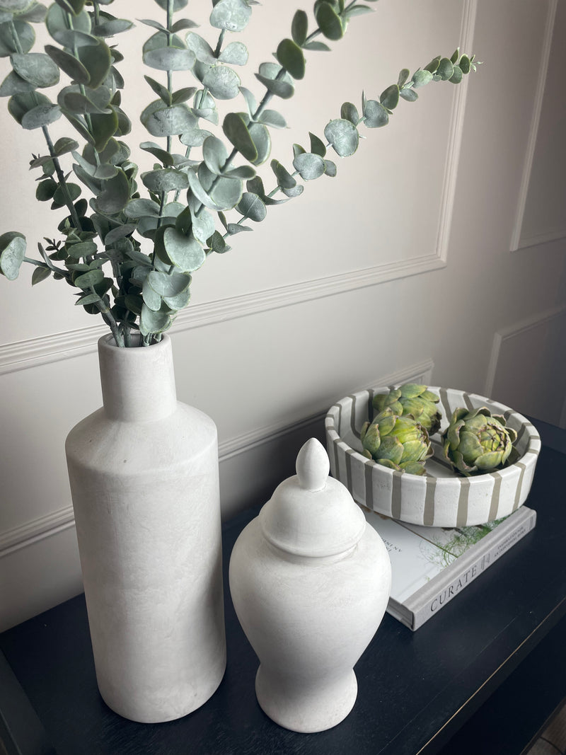 Darcy stone sultra bottle neck vase