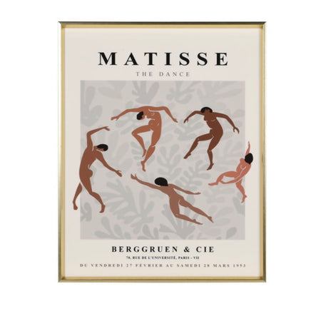 Matisse The Dance print in gold frame 50x40