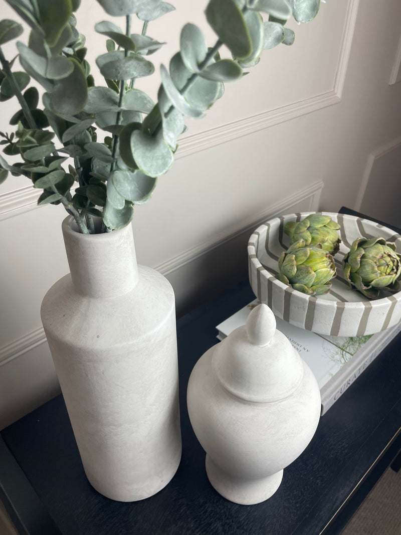 Darcy stone sultra bottle neck vase