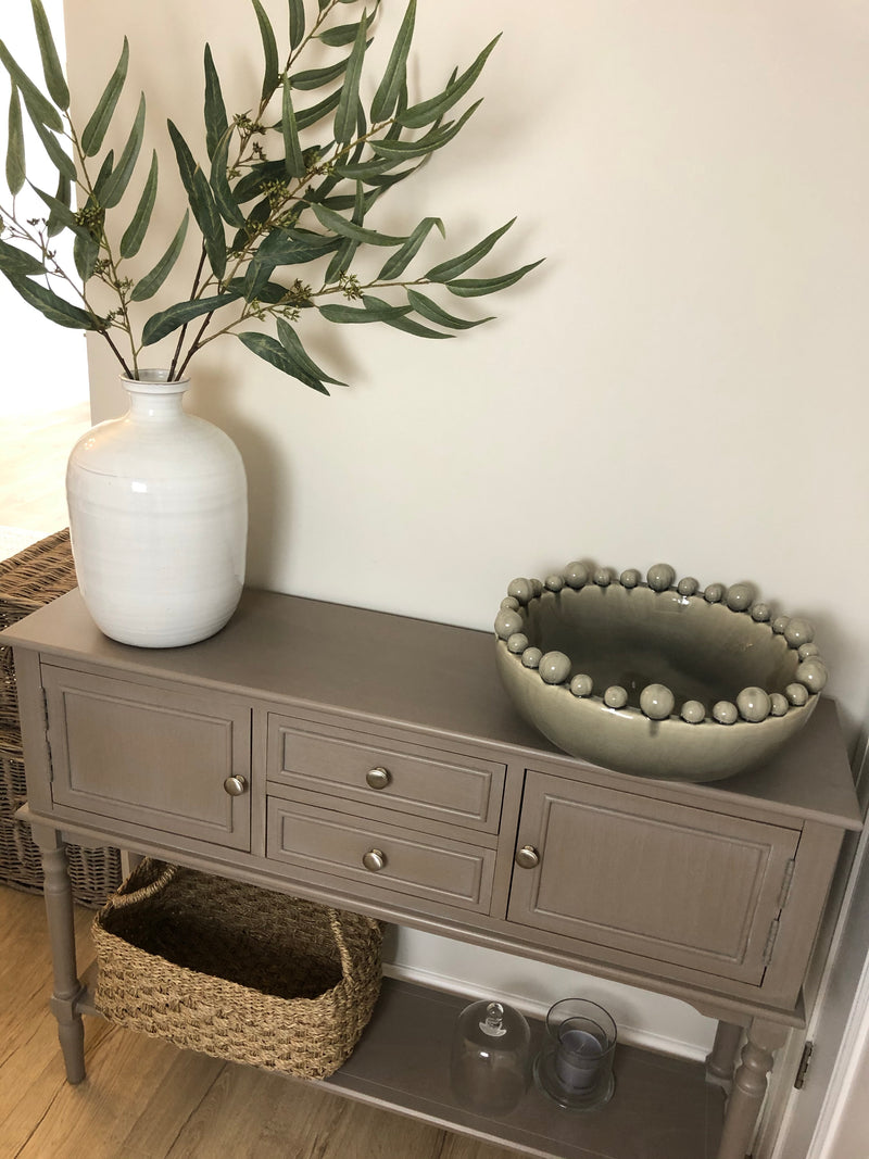 Green Willow seeded eucalyptus spray stem