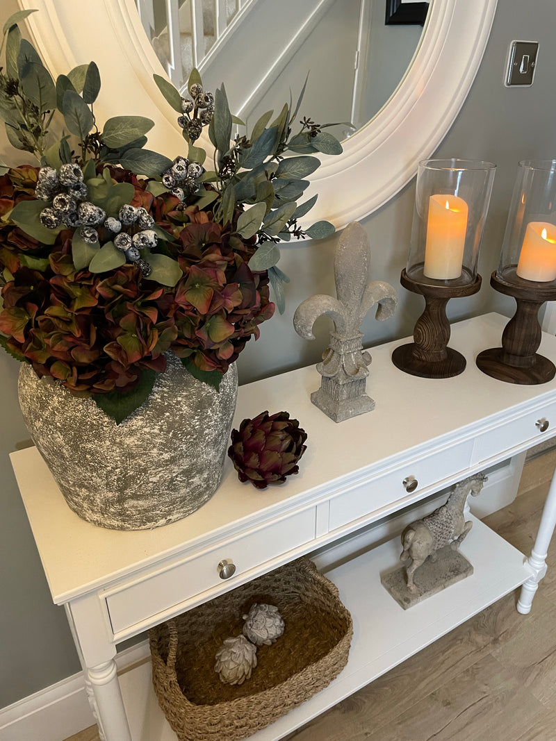Chunky stone rustic vase