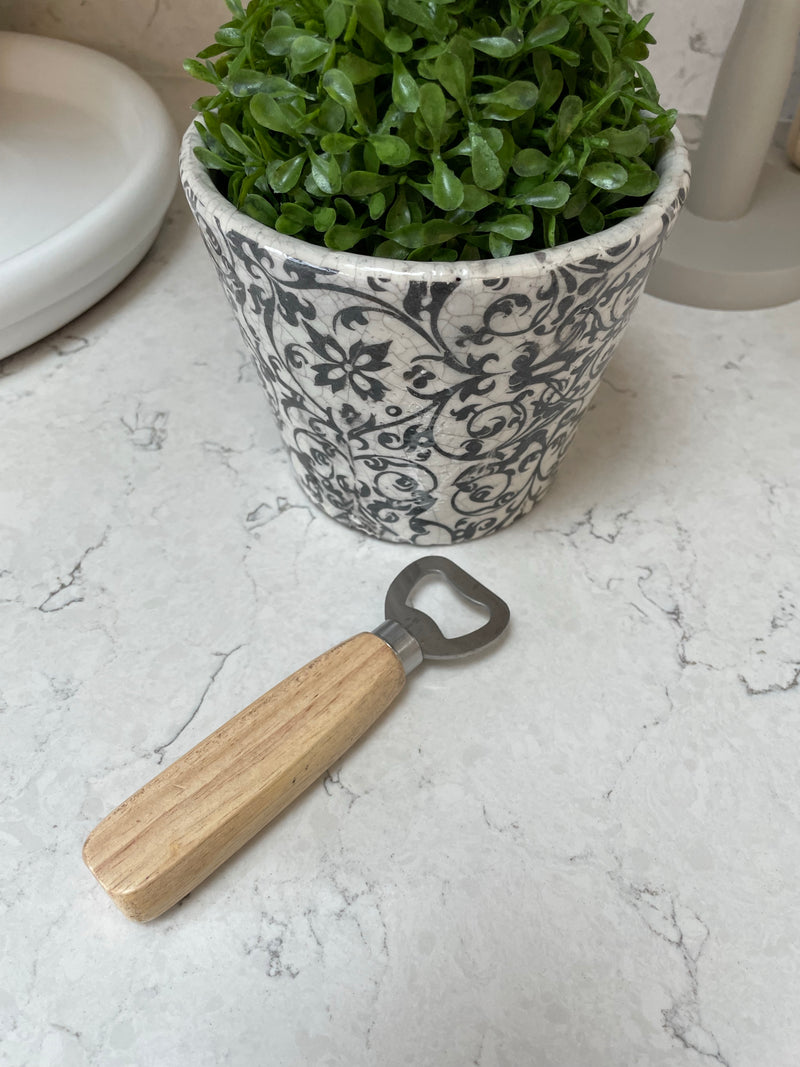 Wooden Handled Bottle Opener