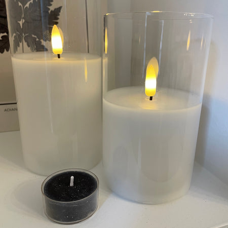 Dark grey rustic tealight individual