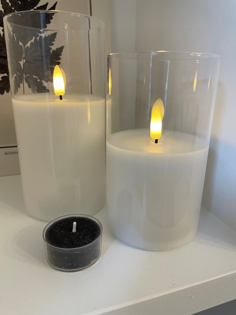 Dark grey rustic tealight individual