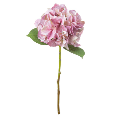 Real look pink hydrangea 50cm