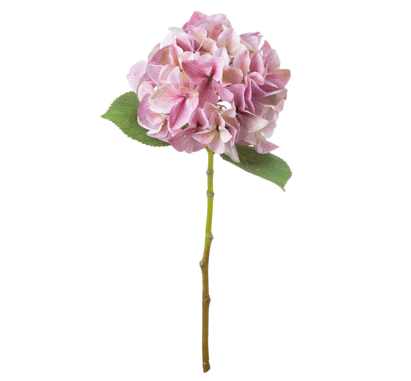 Real look pink hydrangea 50cm