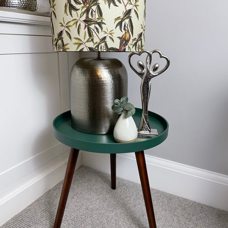 Halston Forest Green round side table
