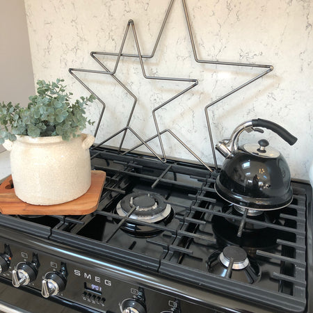 Large Farringdon metal outline star 60cm