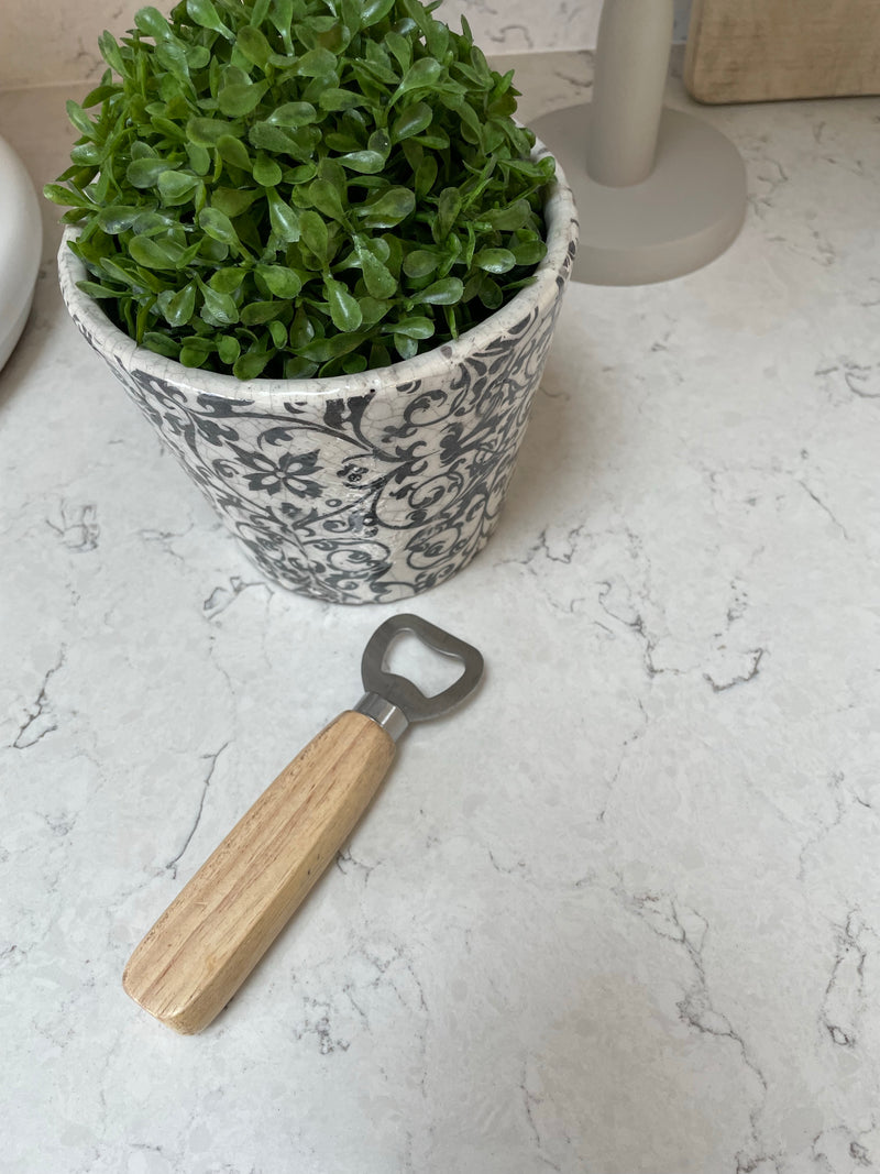 Wooden Handled Bottle Opener