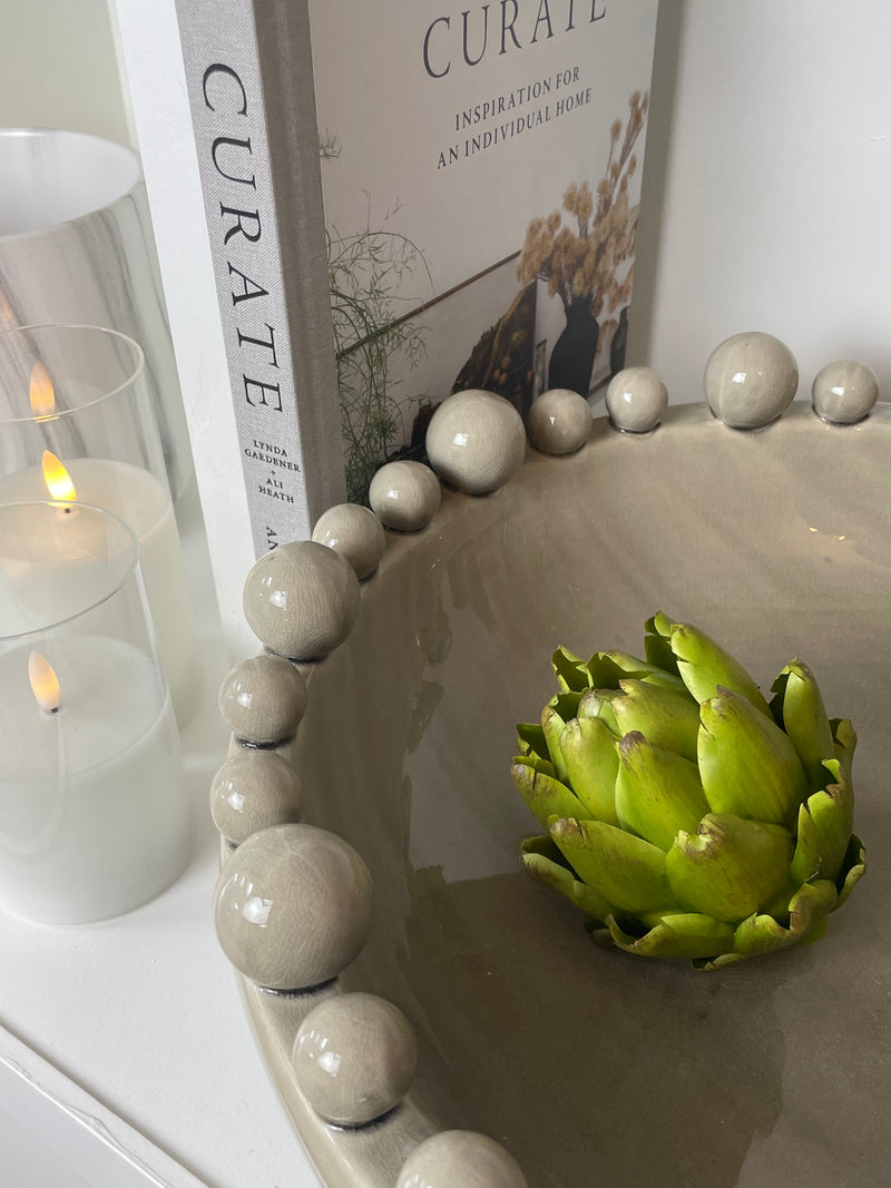 Green head faux artichoke