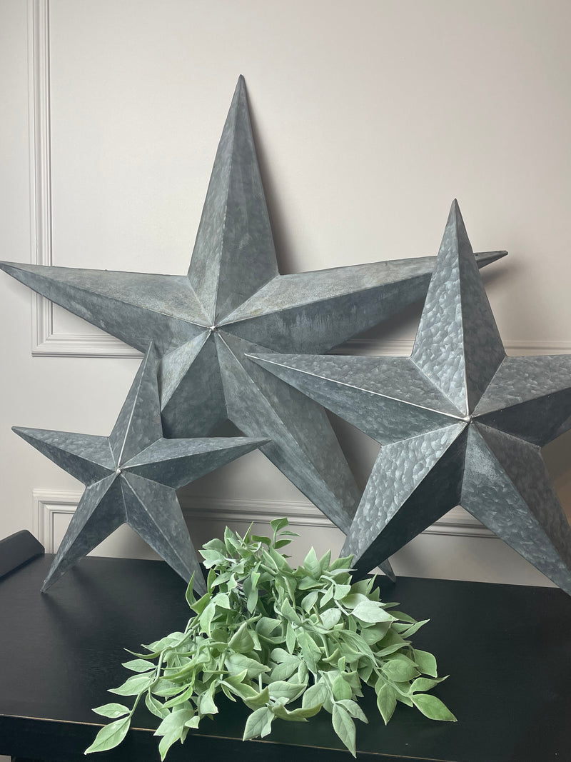 Medium Metal Barn Star 34cm
