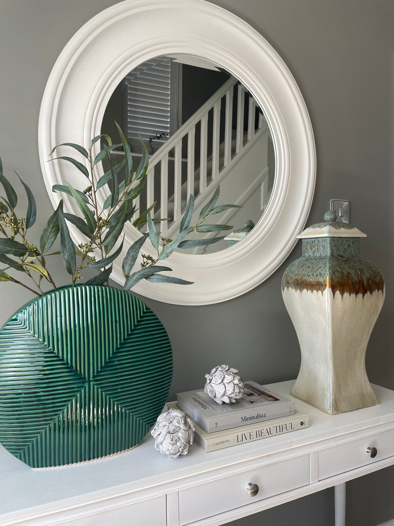 Green Willow seeded eucalyptus spray stem