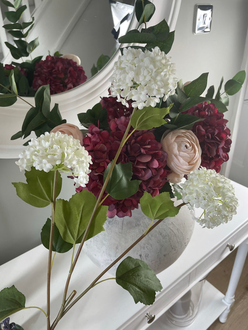 Viburnum Opulus snowball floral stem