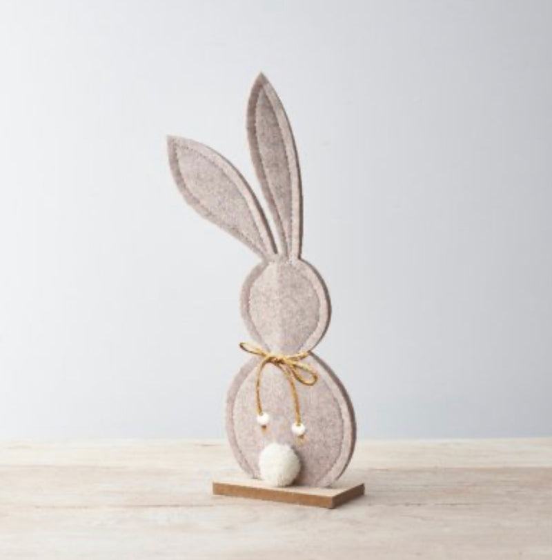 Easter Medium felt bunny rabbit on stand