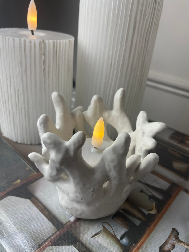 Coral Votive Candle Holder