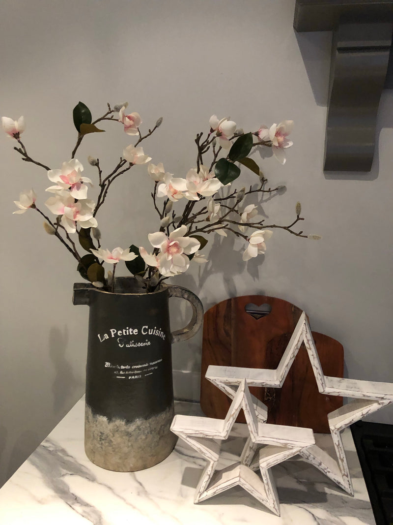 White Blush Magnolia stem