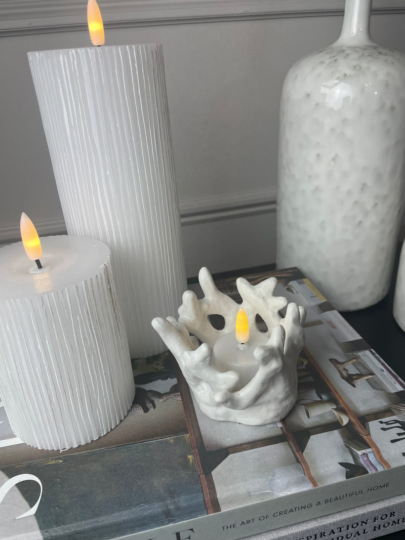 Coral Votive Candle Holder