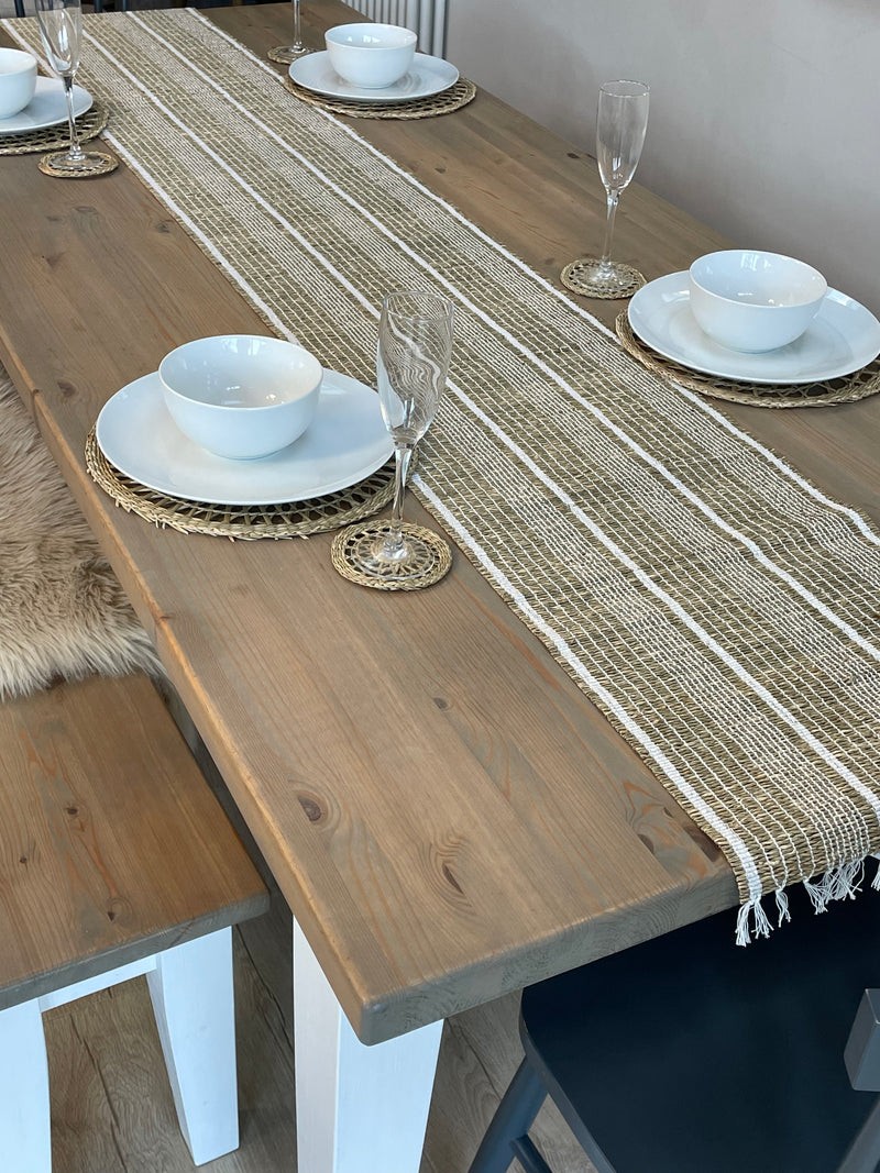 Seagrass Weave woven Round Placemats Set Of 4