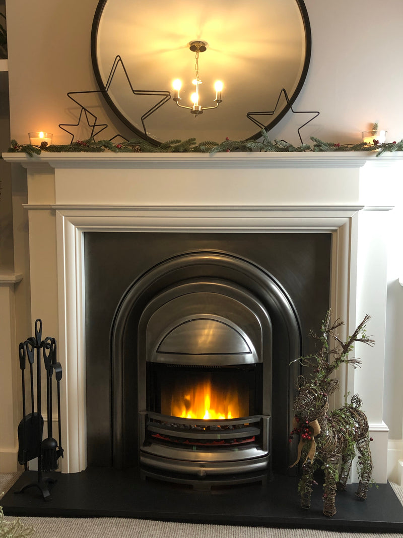 Black metal outline star 3 sizes