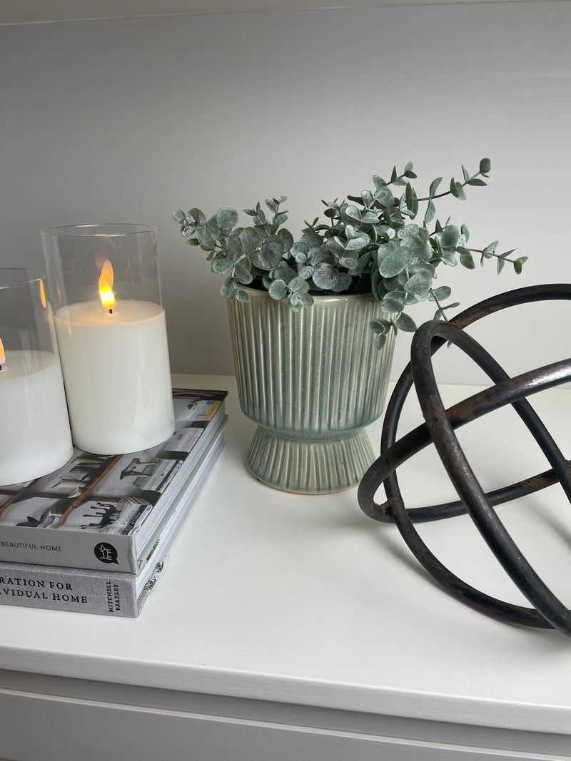 Metal round ring loop decoration ornament