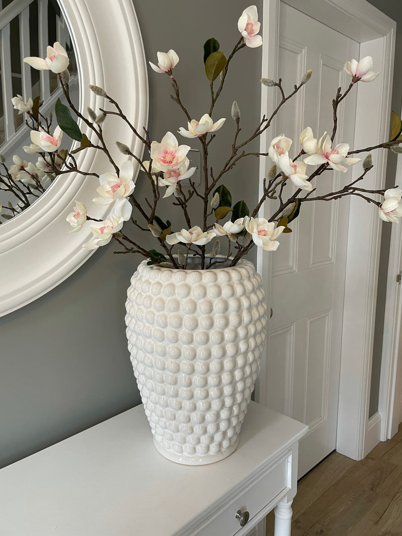 White Blush Magnolia stem