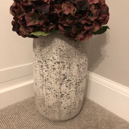 Large tall stone effect vase