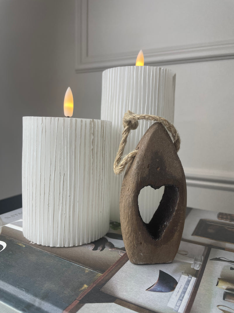 Heart wooden hanging Bouy