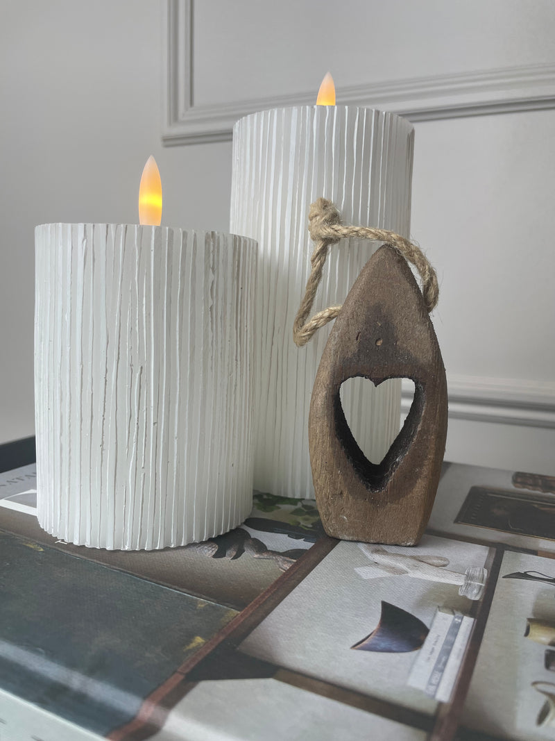 Heart wooden hanging Bouy