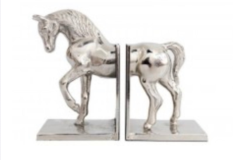 Set of horse bookends