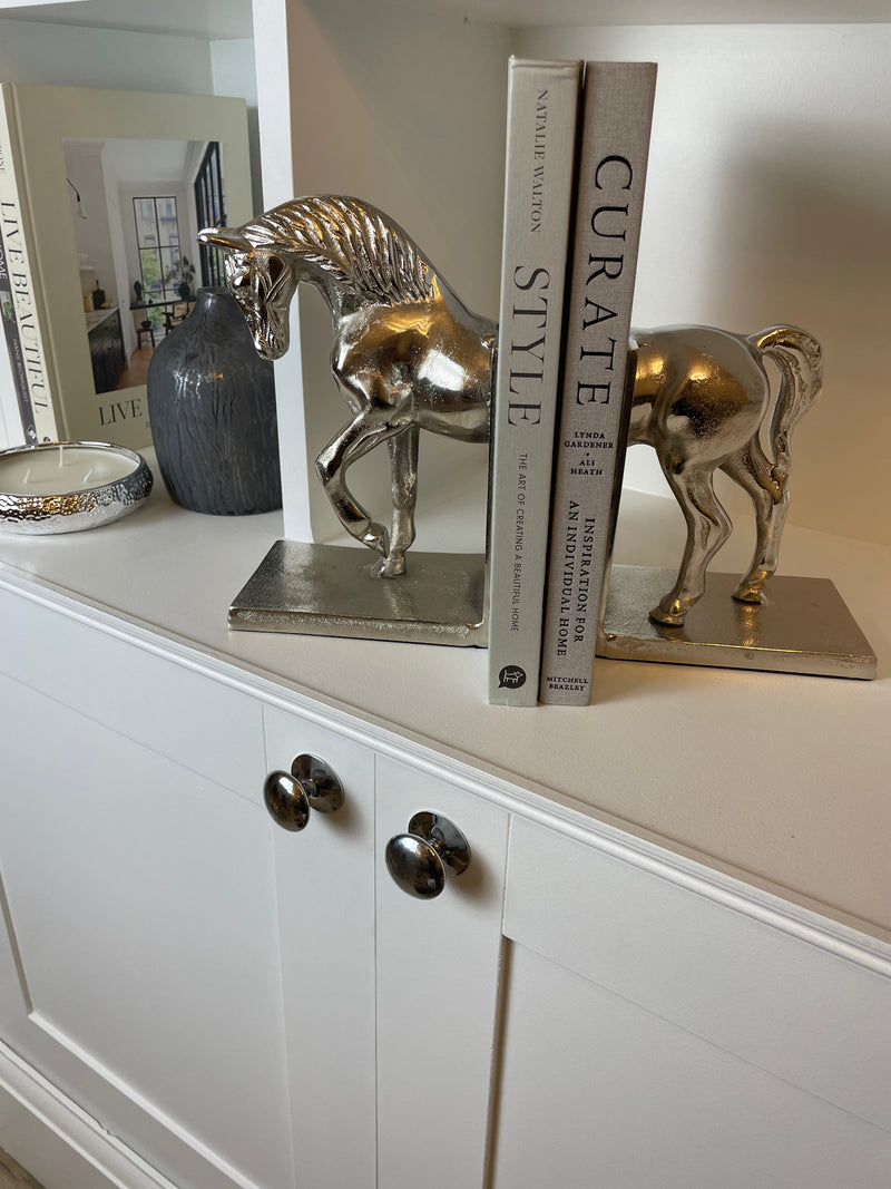 Set of horse bookends