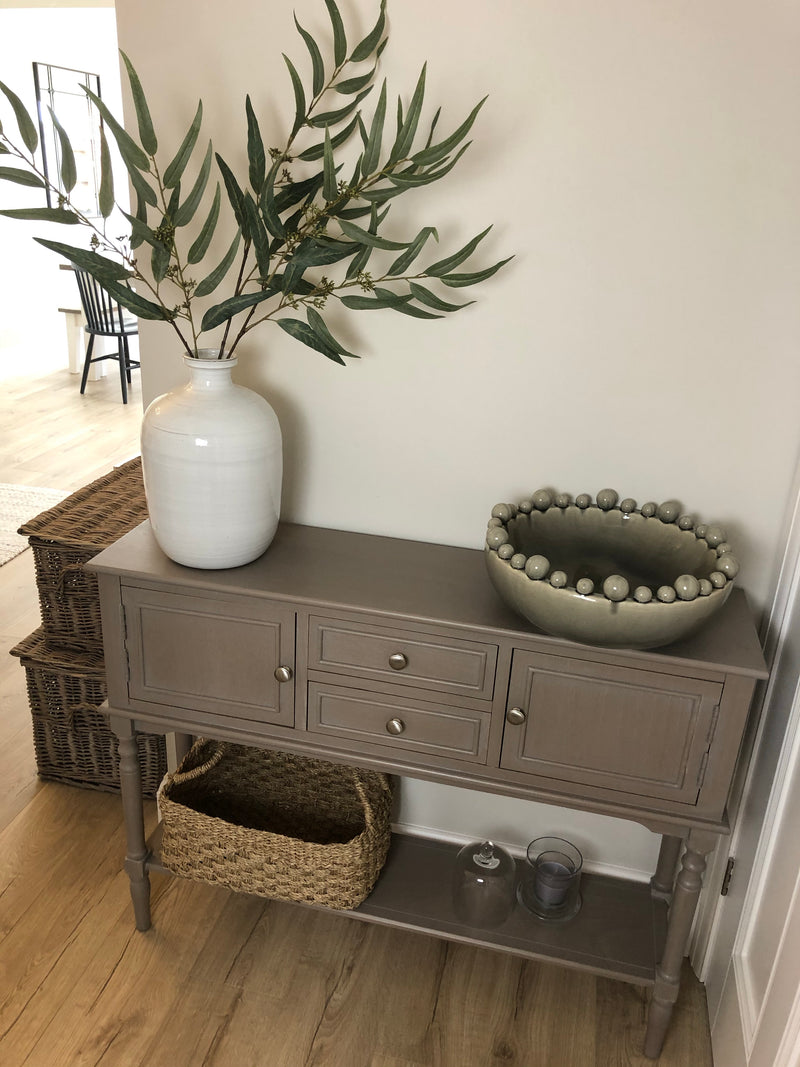 Green Willow seeded eucalyptus spray stem