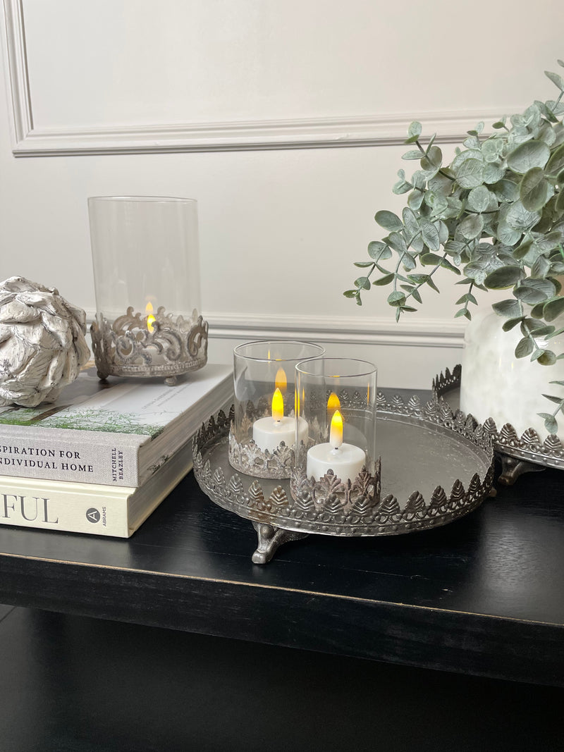 Gray tray discount for coffee table