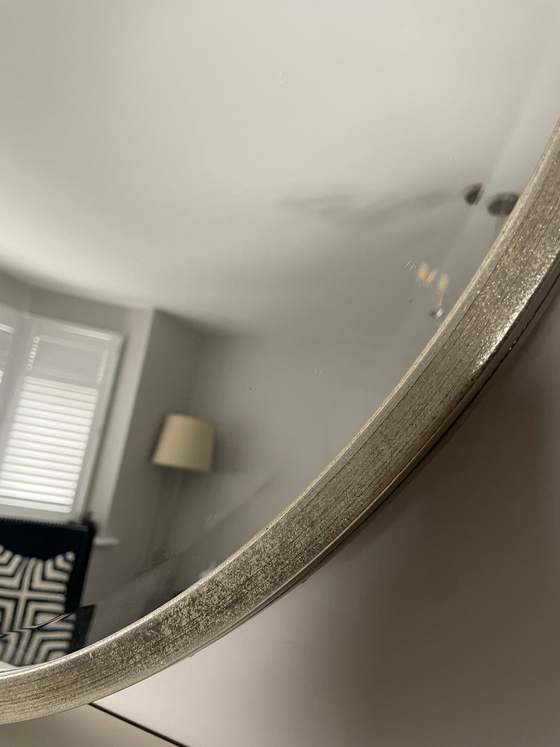 Round Simple champagne Silver mirror 80cm & 60cm