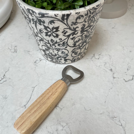 Wooden Handled Bottle Opener