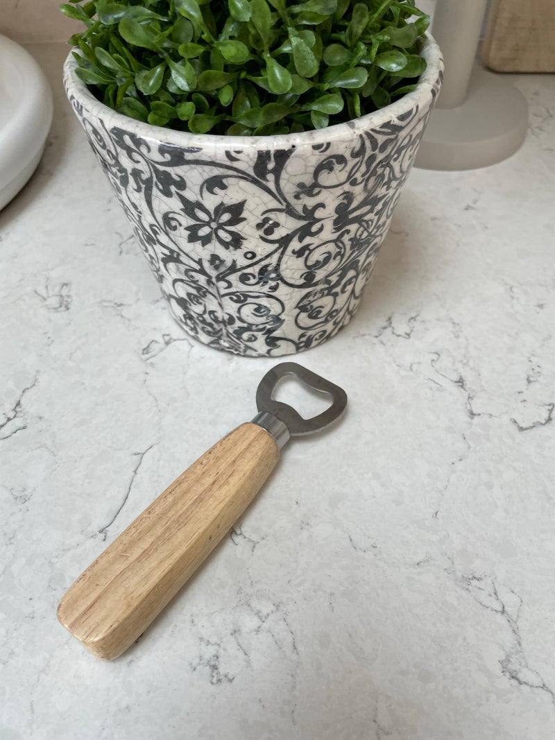 Wooden Handled Bottle Opener