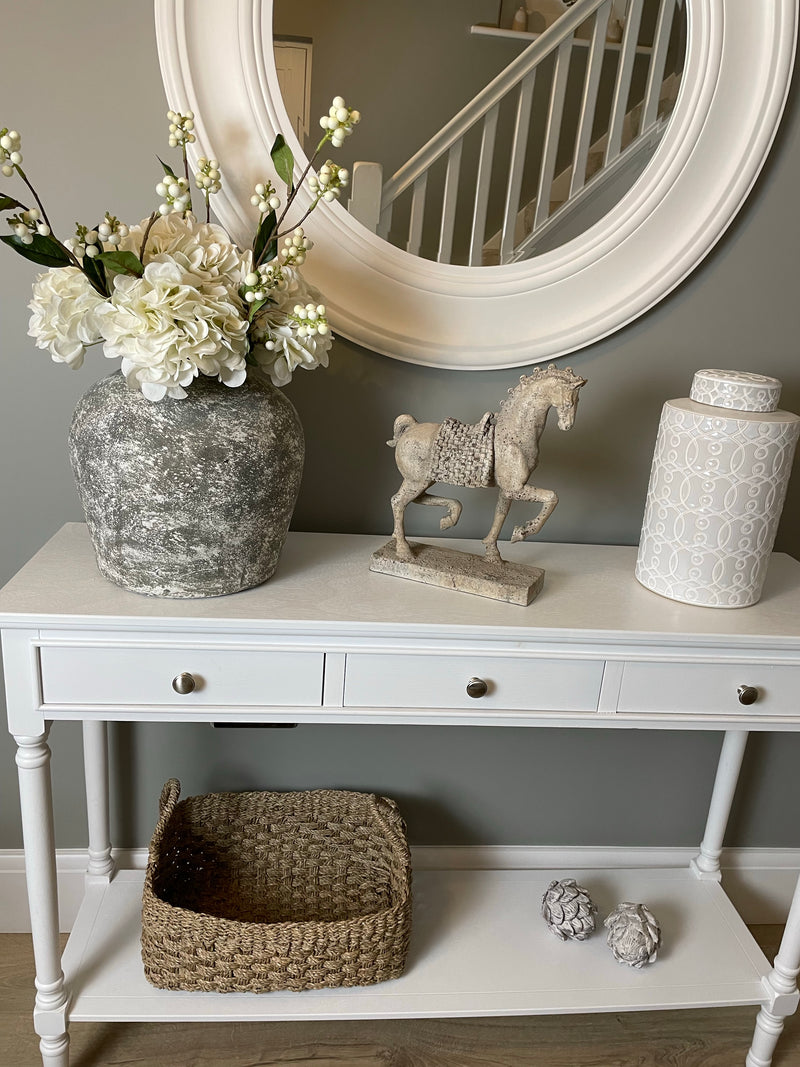 Chunky stone rustic vase