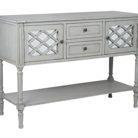 Store seconds 1 grey mirrored large console dresser table