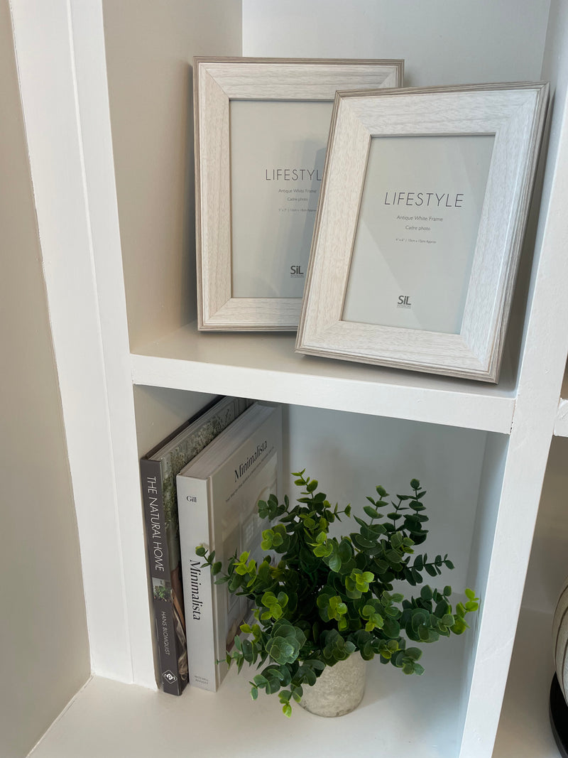 Chunky White Wash Photo Frame, 3 sizes