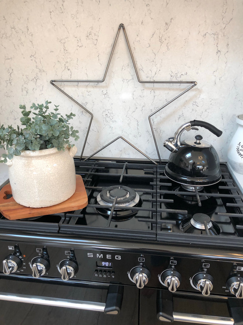 Large Farringdon metal outline star 60cm