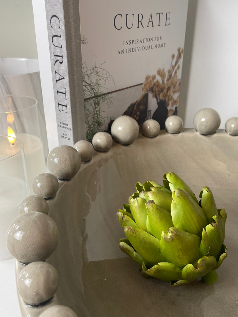 Green head faux artichoke