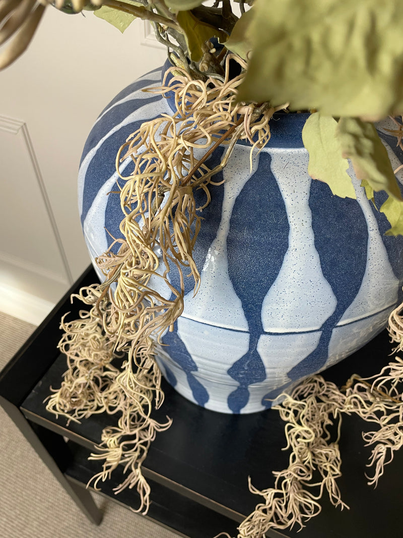 Faux Beige Spanish Moss Spray