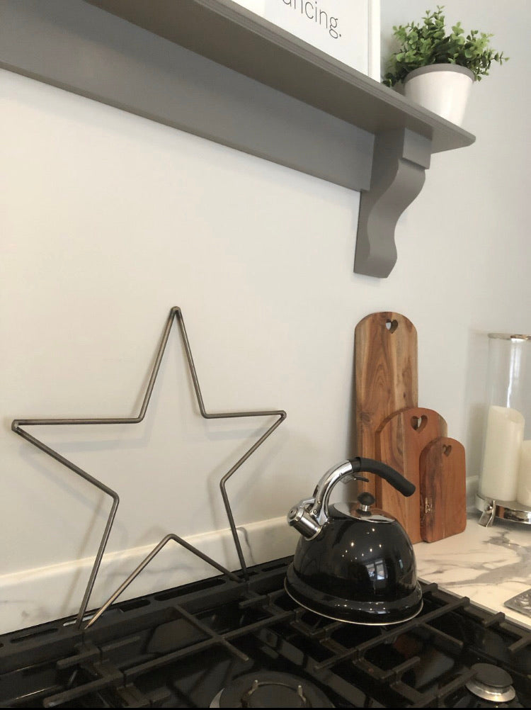 Large Farringdon metal outline star 60cm