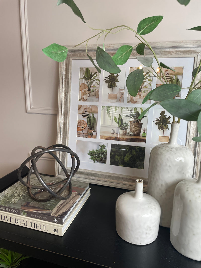 Metal round ring loop decoration ornament