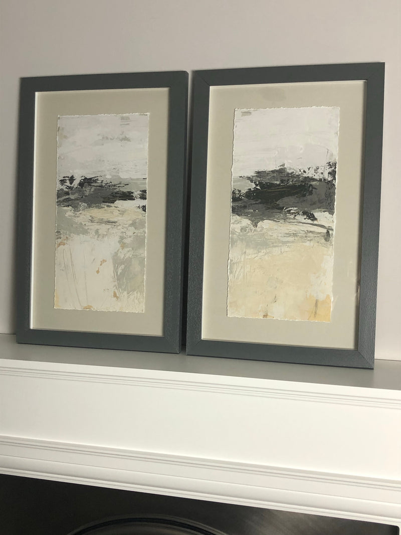 Wheat field panels set two by June Erica Vess A