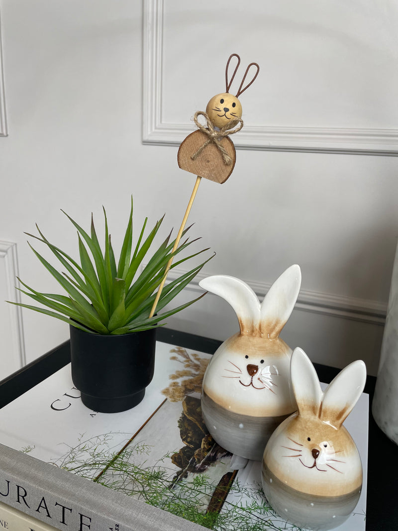 Easter Wooden bunny stake