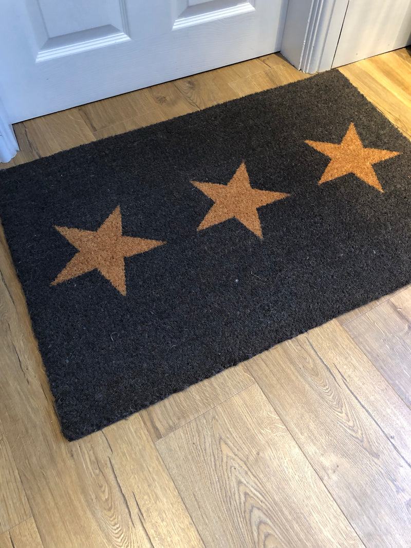 Regular 3 star doormat rug coir